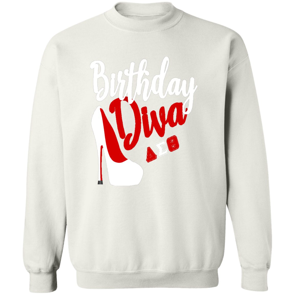 Delta Sigma Theta Sweatshirt Paraphernalia Screen Printed Unisex