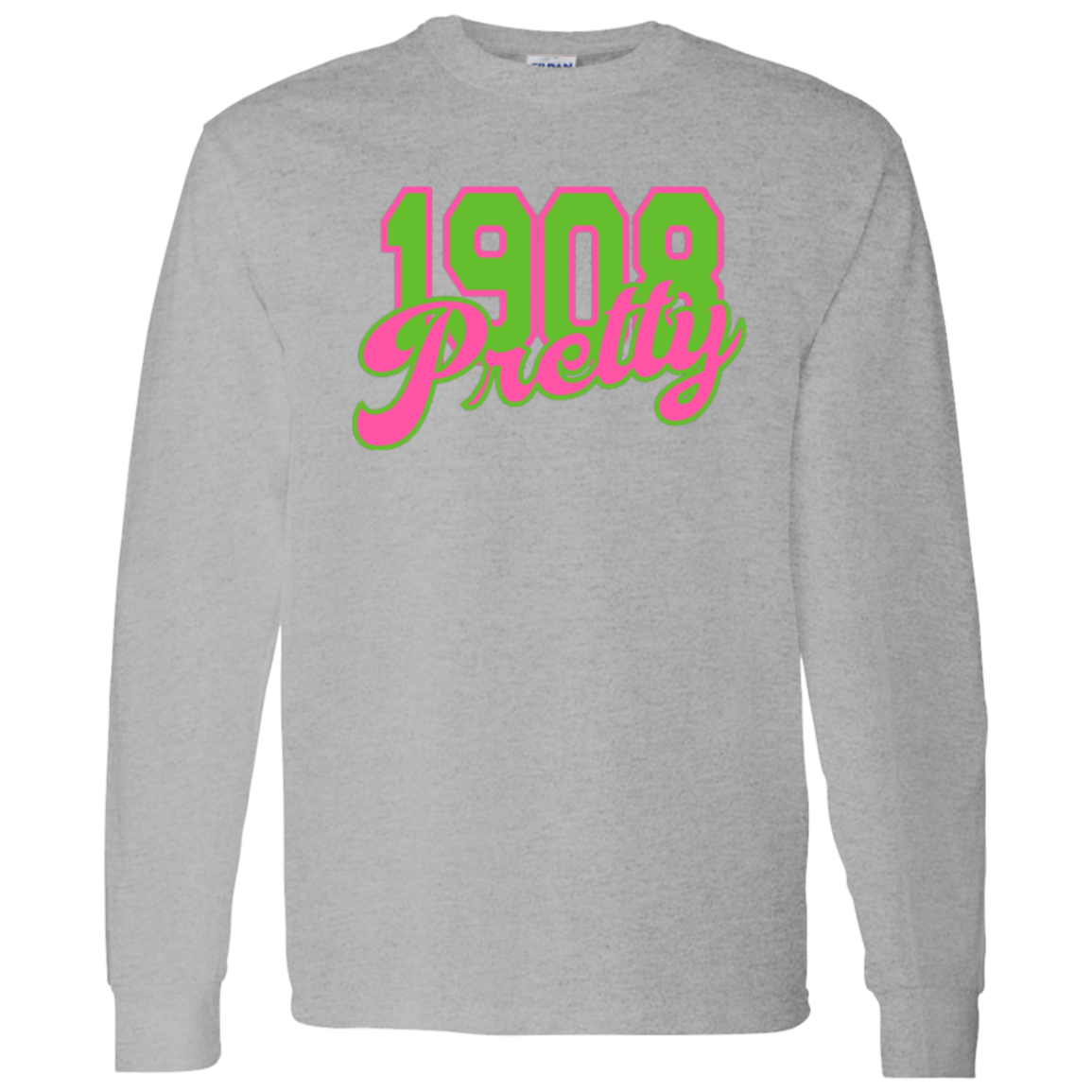 Alpha Kappa Alpha Screen Printed Long Sleeve