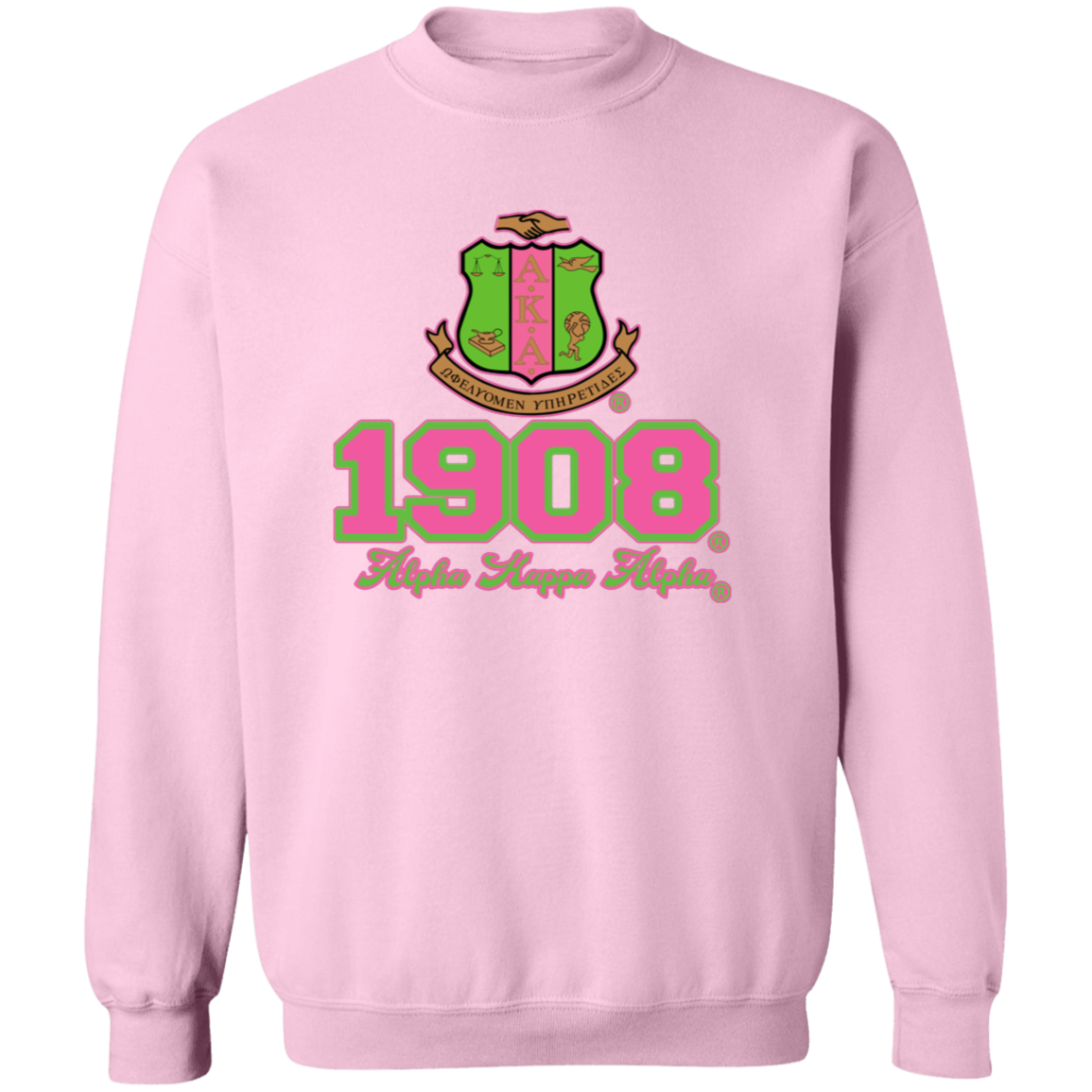 Alpha Kappa Alpha Crewneck Pullover Sweatshirt