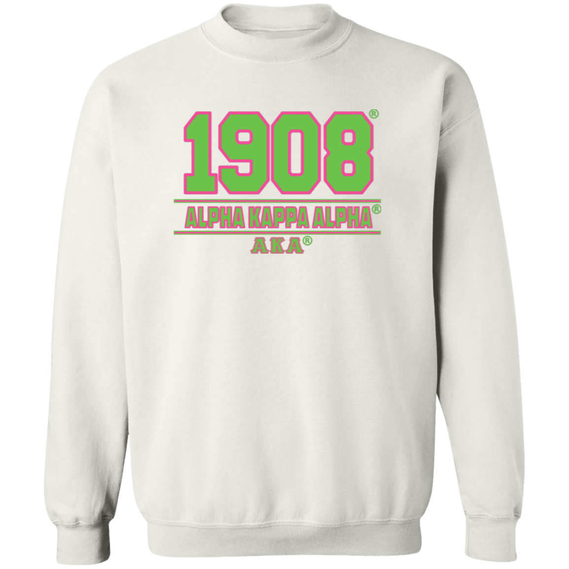 Alpha Kappa Alpha Crewneck Pullover Sweatshirt