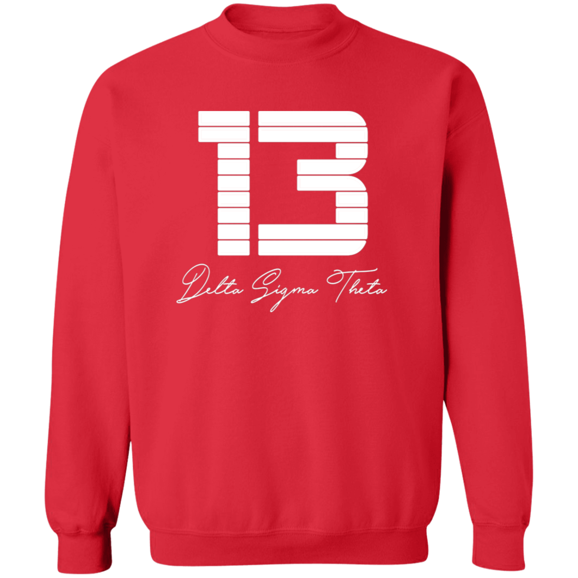 Delta Sigma Theta Sweatshirt Paraphernalia Screen Printed Unisex