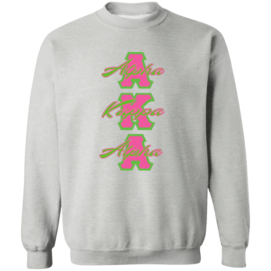 Alpha Kappa Alpha Screen Printed Crewneck Sweatshirt
