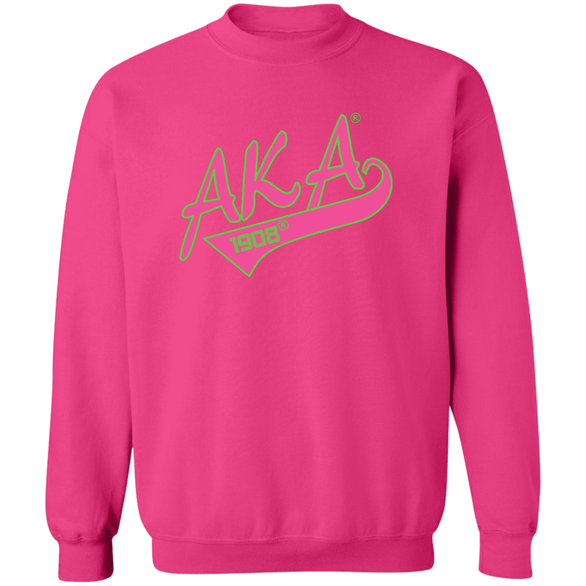 Alpha Kappa Alpha Screen Printed Crewneck Sweatshirt