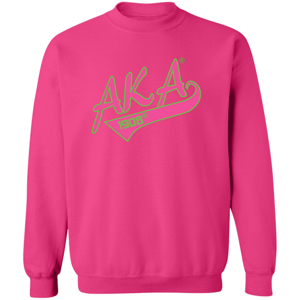 Alpha Kappa Alpha Screen Printed Crewneck Sweatshirt