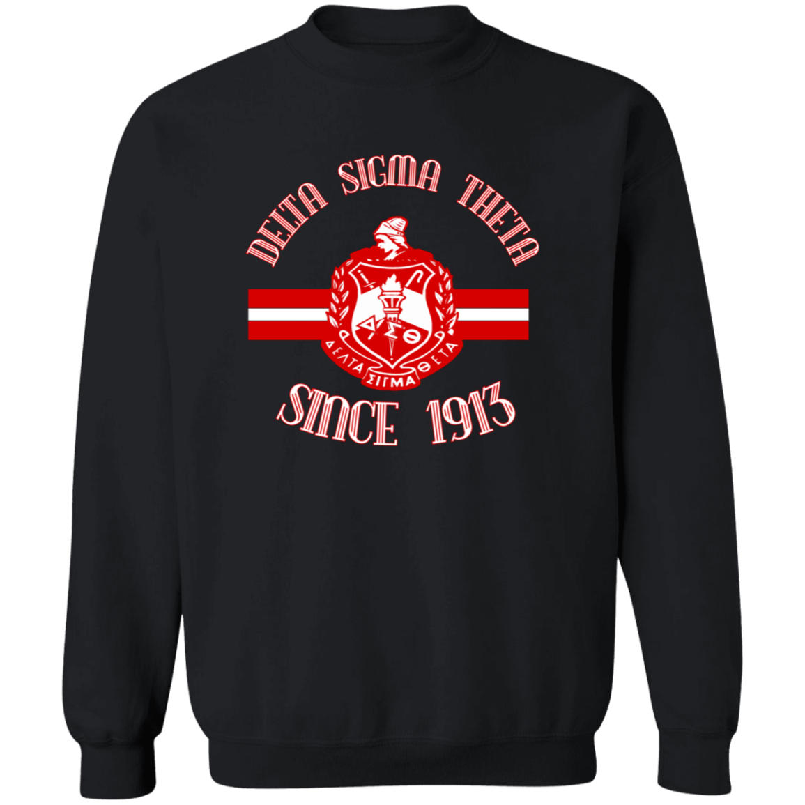 Delta Sigma Theta Sweatshirt Paraphernalia Screen Printed Unisex