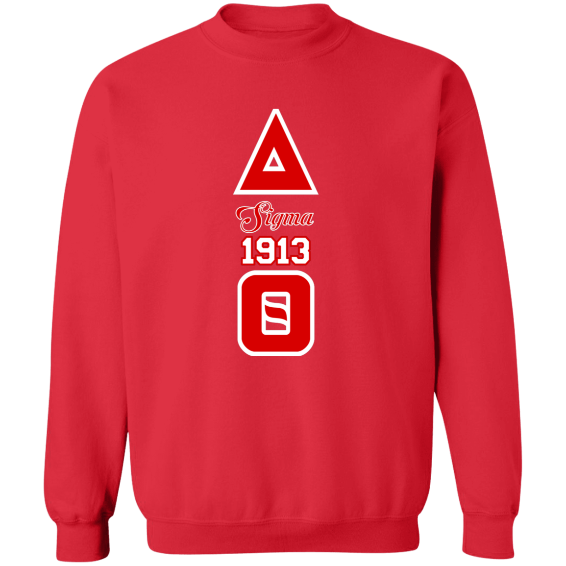 Delta Sigma Theta Sweatshirt Paraphernalia Screen Printed Unisex