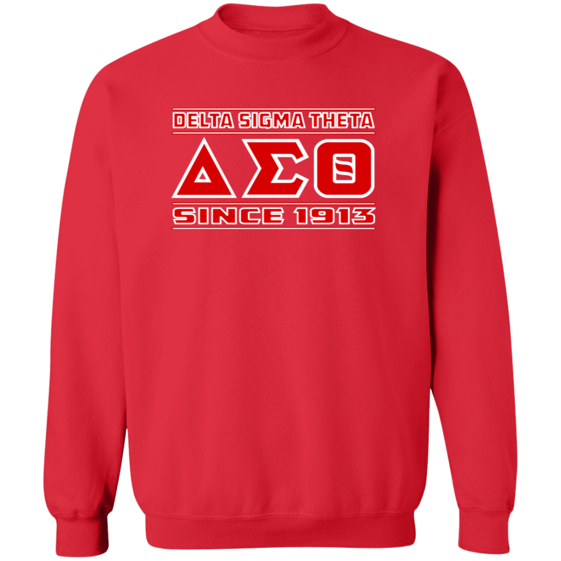 Delta Sigma Theta Sweatshirt Paraphernalia Screen Printed Unisex