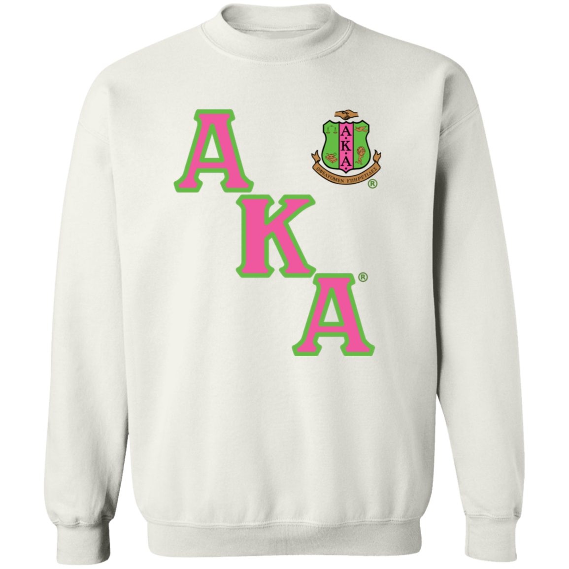 Alpha Kappa Alpha Crewneck Pullover Sweatshirt