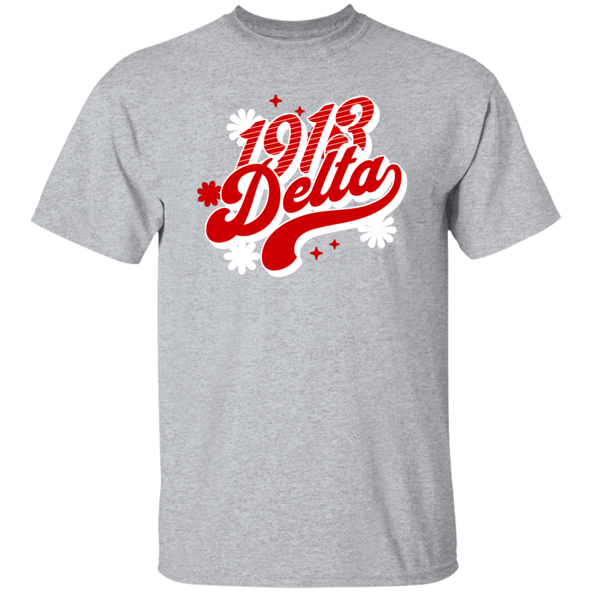Delta Sigma Theta T-Shirt Paraphernalia Screen Printed Unisex
