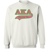 Alpha Kappa Alpha Screen Printed Crewneck Sweatshirt