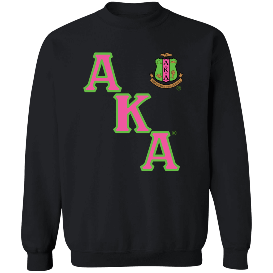 Alpha Kappa Alpha Crewneck Pullover Sweatshirt