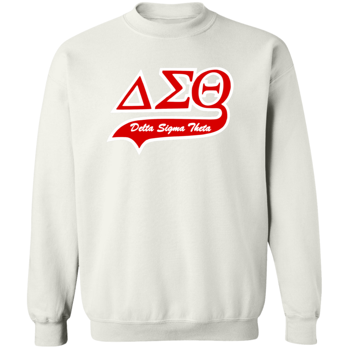 Delta Sigma Theta Sweatshirt Paraphernalia Screen Printed Unisex