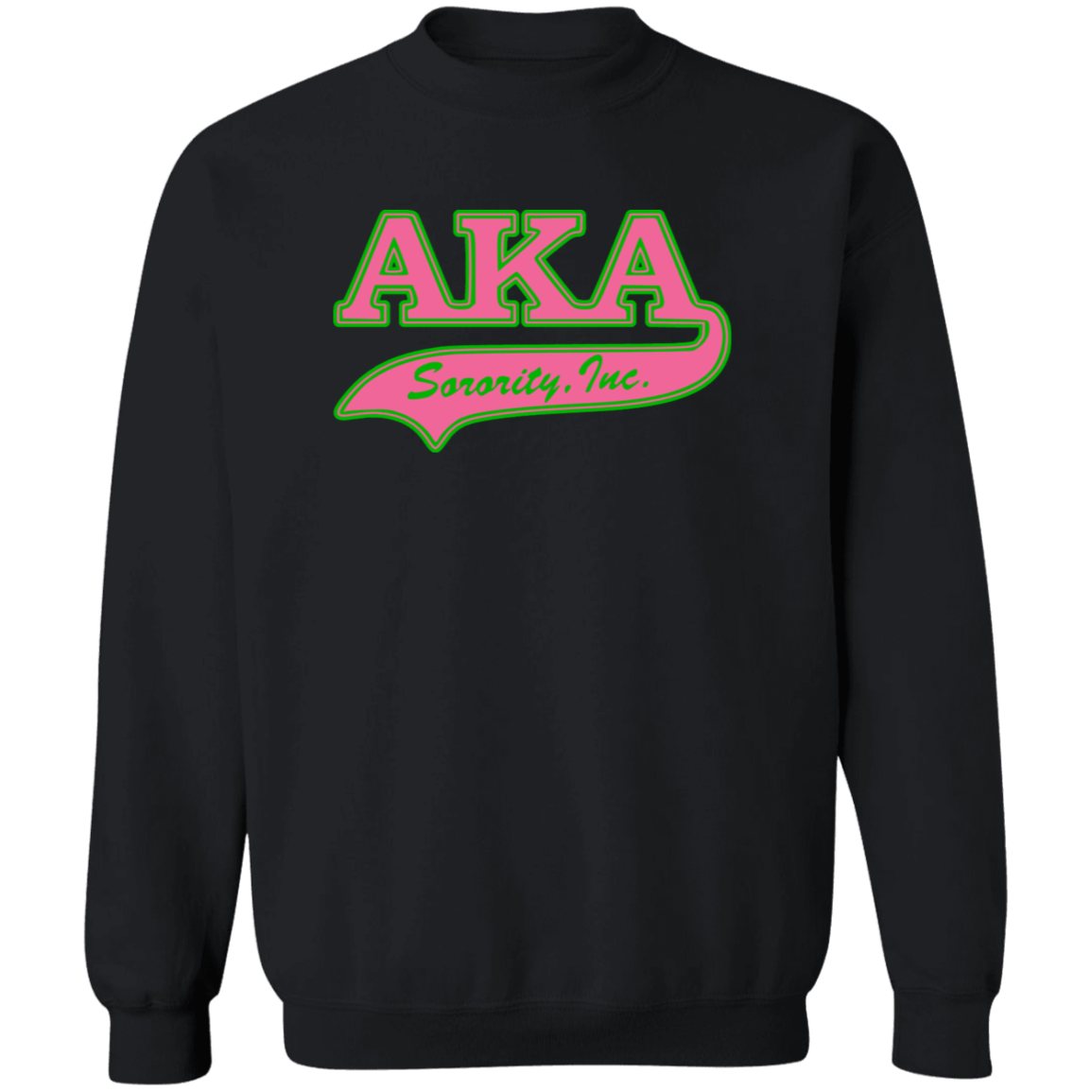 Alpha Kappa Alpha Screen Printed Crewneck Sweatshirt