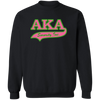 Alpha Kappa Alpha Screen Printed Crewneck Sweatshirt