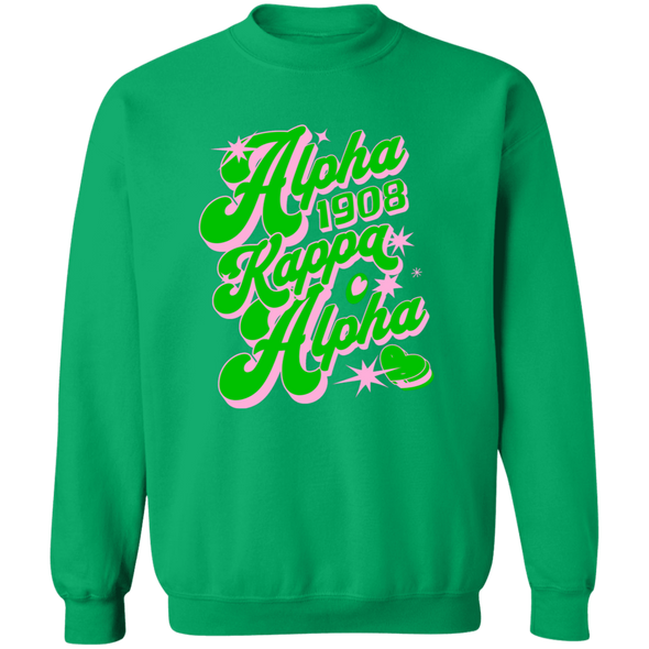 Alpha Kappa Alpha Crewneck Pullover Sweatshirt