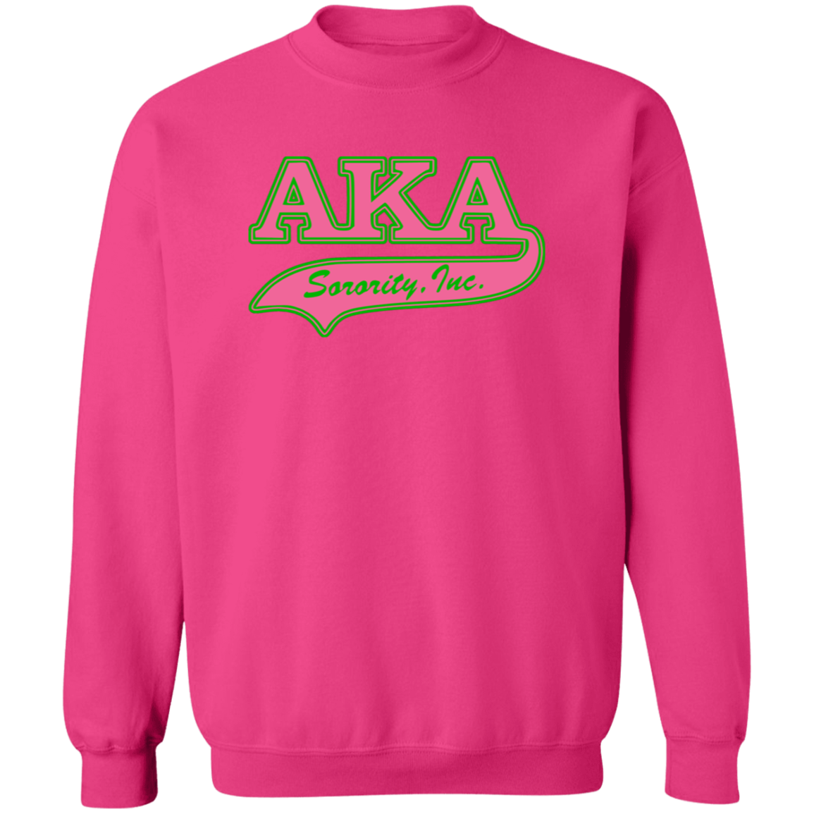Alpha Kappa Alpha Screen Printed Crewneck Sweatshirt