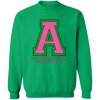 Alpha Kappa Alpha Screen Printed Crewneck Sweatshirt