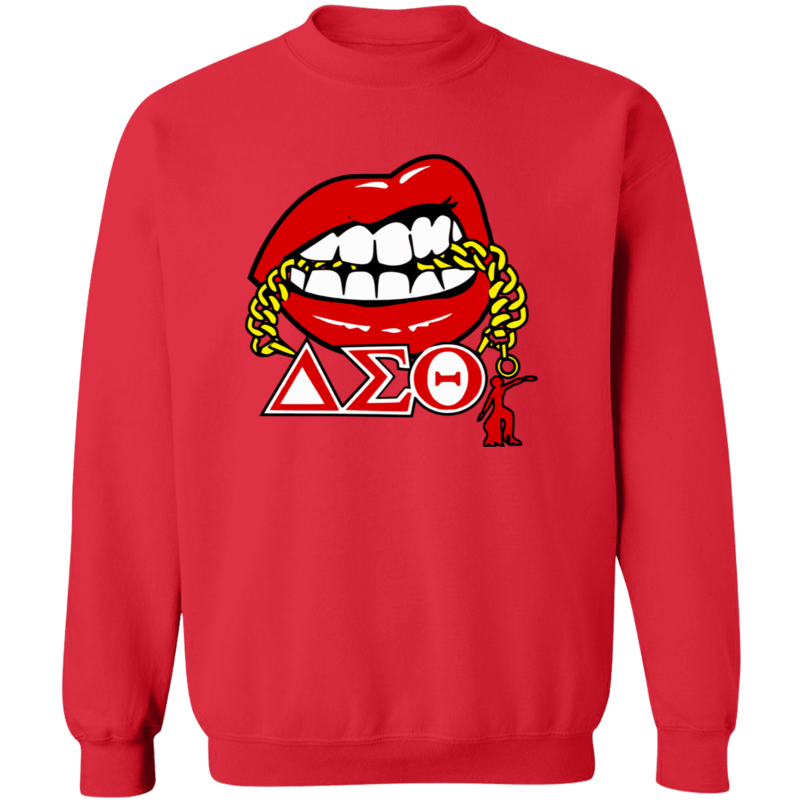 Delta Sigma Theta Sweatshirt Paraphernalia Screen Printed Unisex