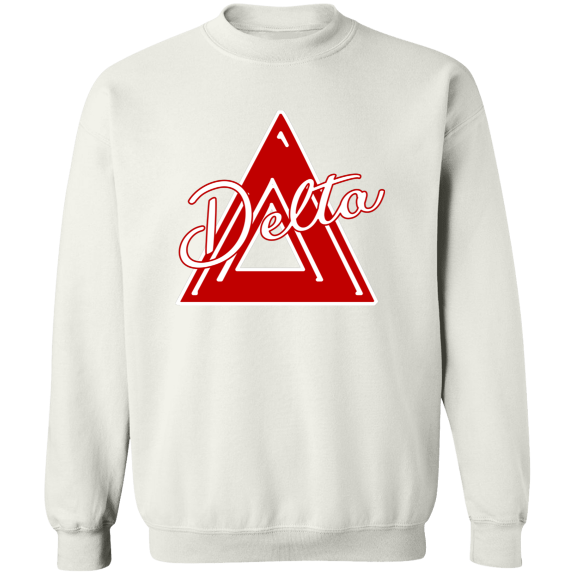 Delta Sigma Theta Sweatshirt Paraphernalia Screen Printed Unisex