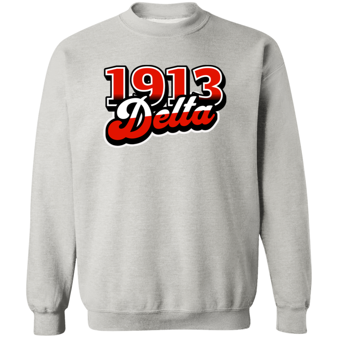 Delta Sigma Theta Sweatshirt Paraphernalia Screen Printed Unisex