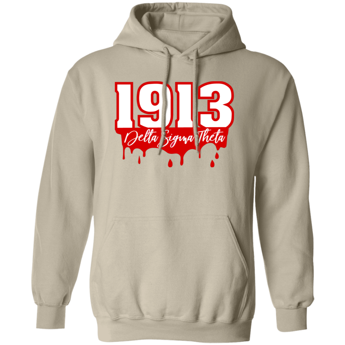 Delta Sigma Theta Hoodie Paraphernalia Screen Printed Unisex
