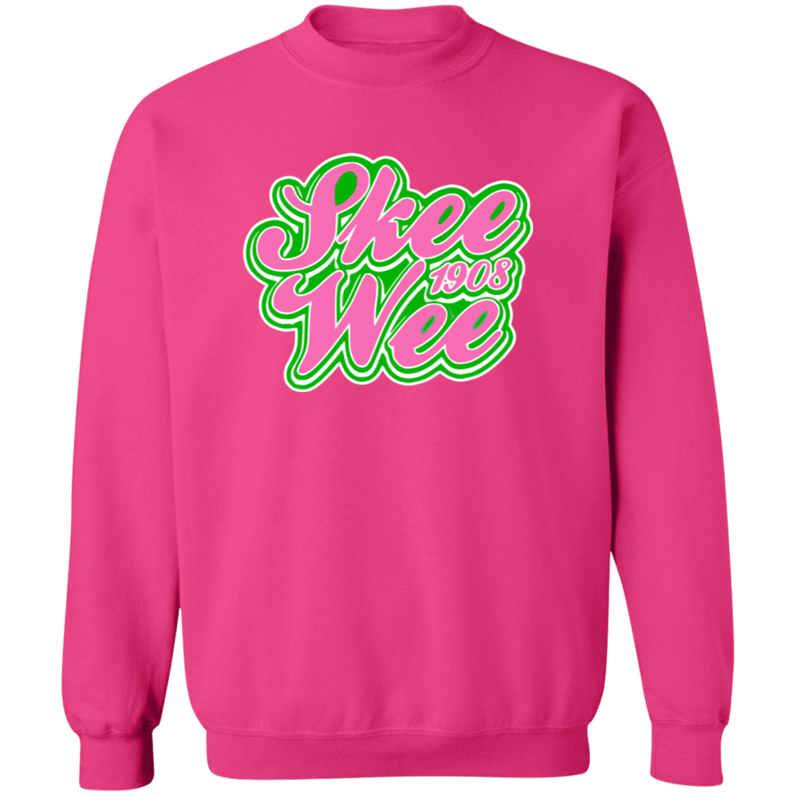 Alpha Kappa Alpha Screen Printed Crewneck Sweatshirt