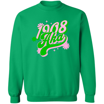 Alpha Kappa Alpha Crewneck Pullover Sweatshirt - My Greek Letters