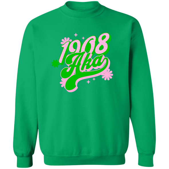 Alpha Kappa Alpha Crewneck Pullover Sweatshirt - My Greek Letters
