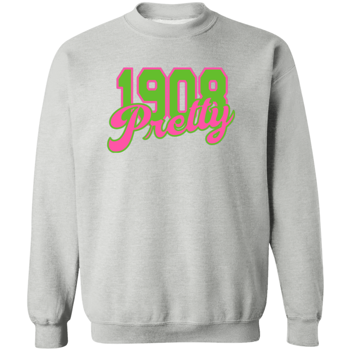 Alpha Kappa Alpha Screen Printed Crewneck Sweatshirt