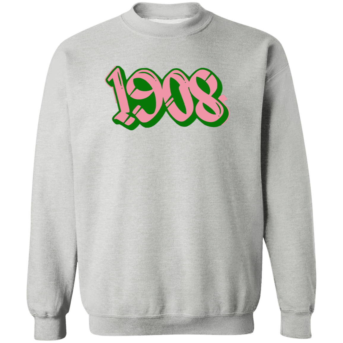 Alpha Kappa Alpha Crewneck Pullover Sweatshirt - My Greek Letters