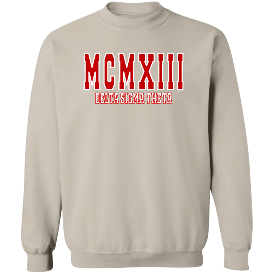 Delta Sigma Theta Sweatshirt Paraphernalia Screen Printed Unisex