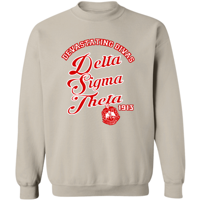 Delta Sigma Theta Sweatshirt Paraphernalia Screen Printed Unisex