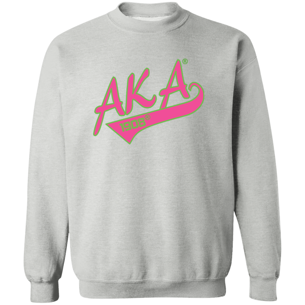 Alpha Kappa Alpha Screen Printed Crewneck Sweatshirt