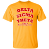 Delta Sigma Theta T-Shirt Paraphernalia Screen Printed Unisex