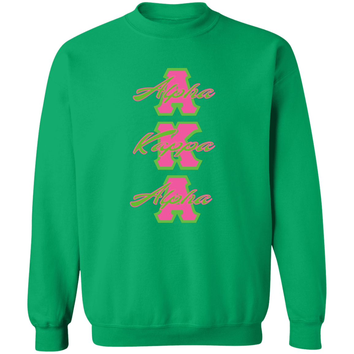 Alpha Kappa Alpha Screen Printed Crewneck Sweatshirt