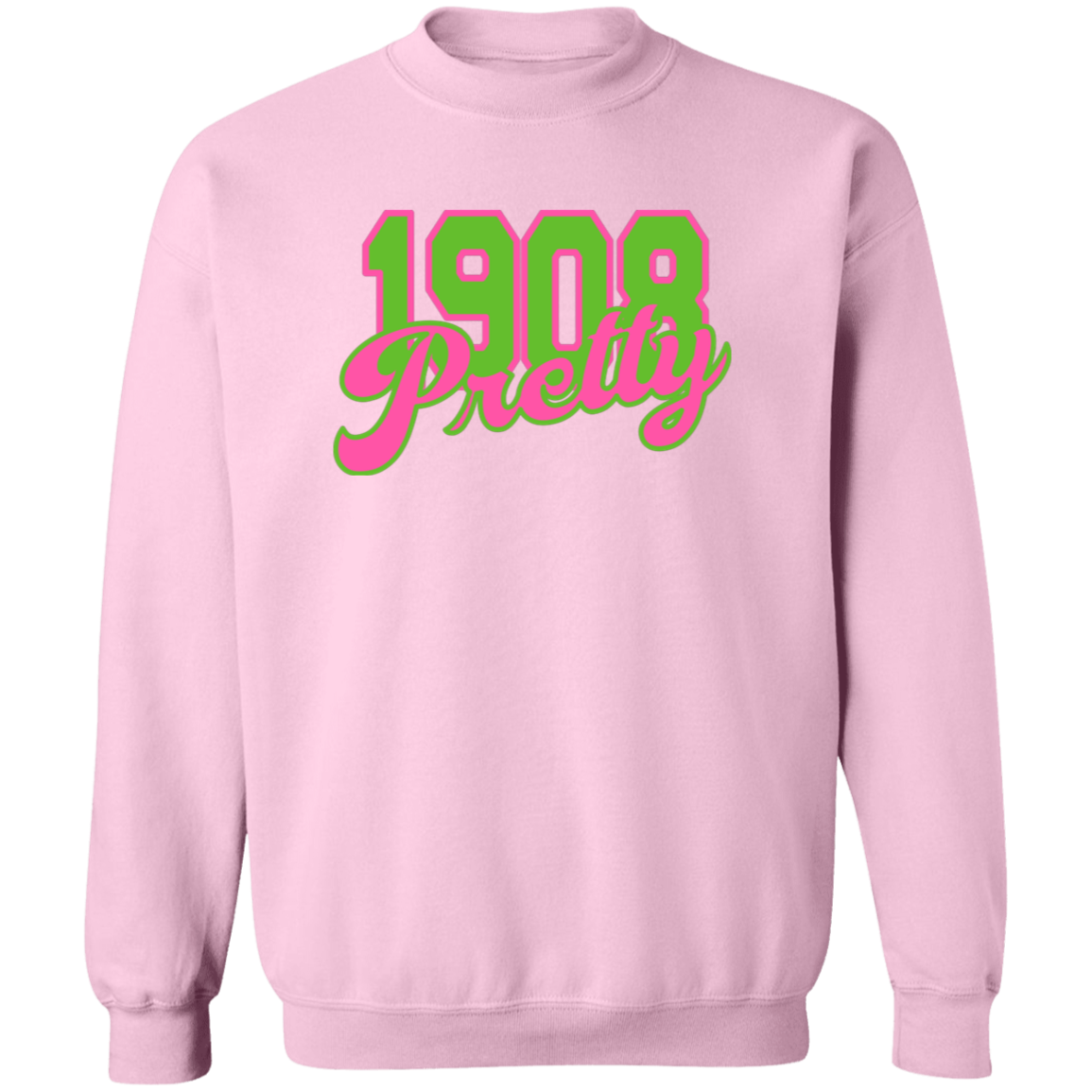Alpha Kappa Alpha Screen Printed Crewneck Sweatshirt