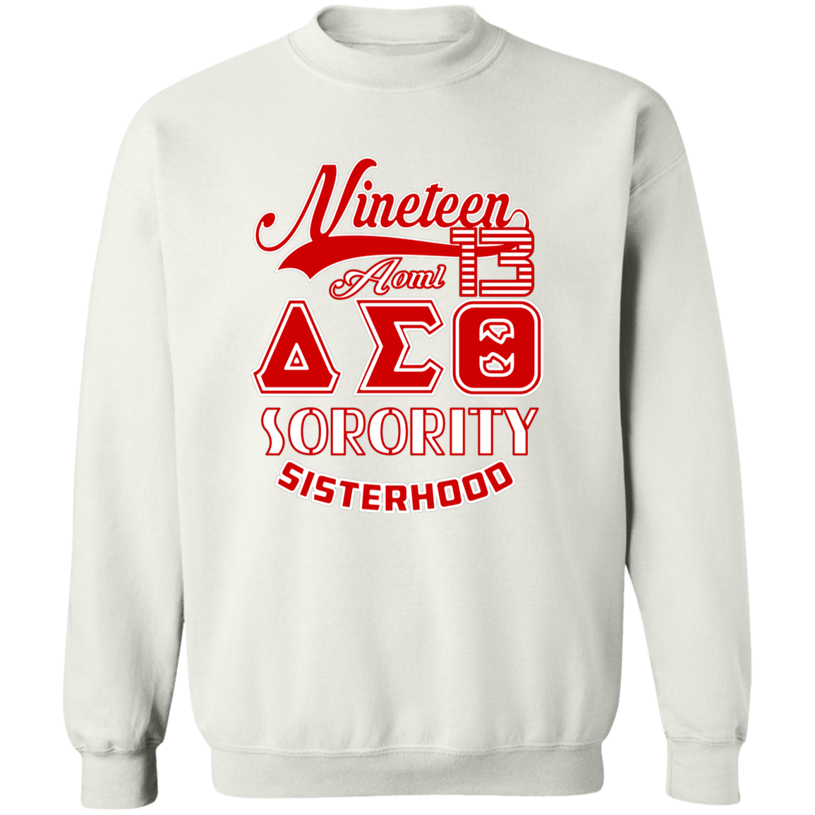 Delta Sigma Theta Sweatshirt Paraphernalia Screen Printed Unisex