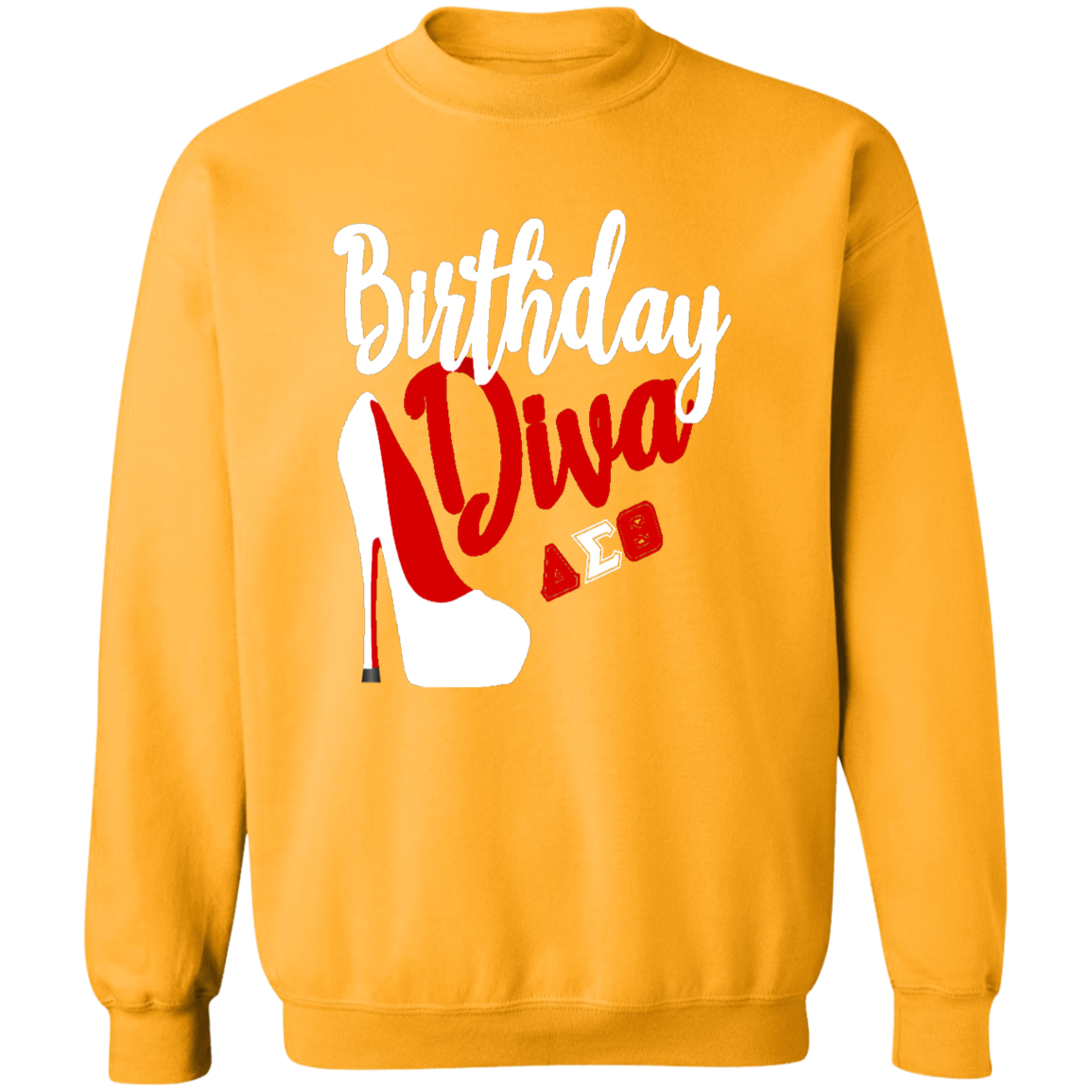 Delta Sigma Theta Sweatshirt Paraphernalia Screen Printed Unisex