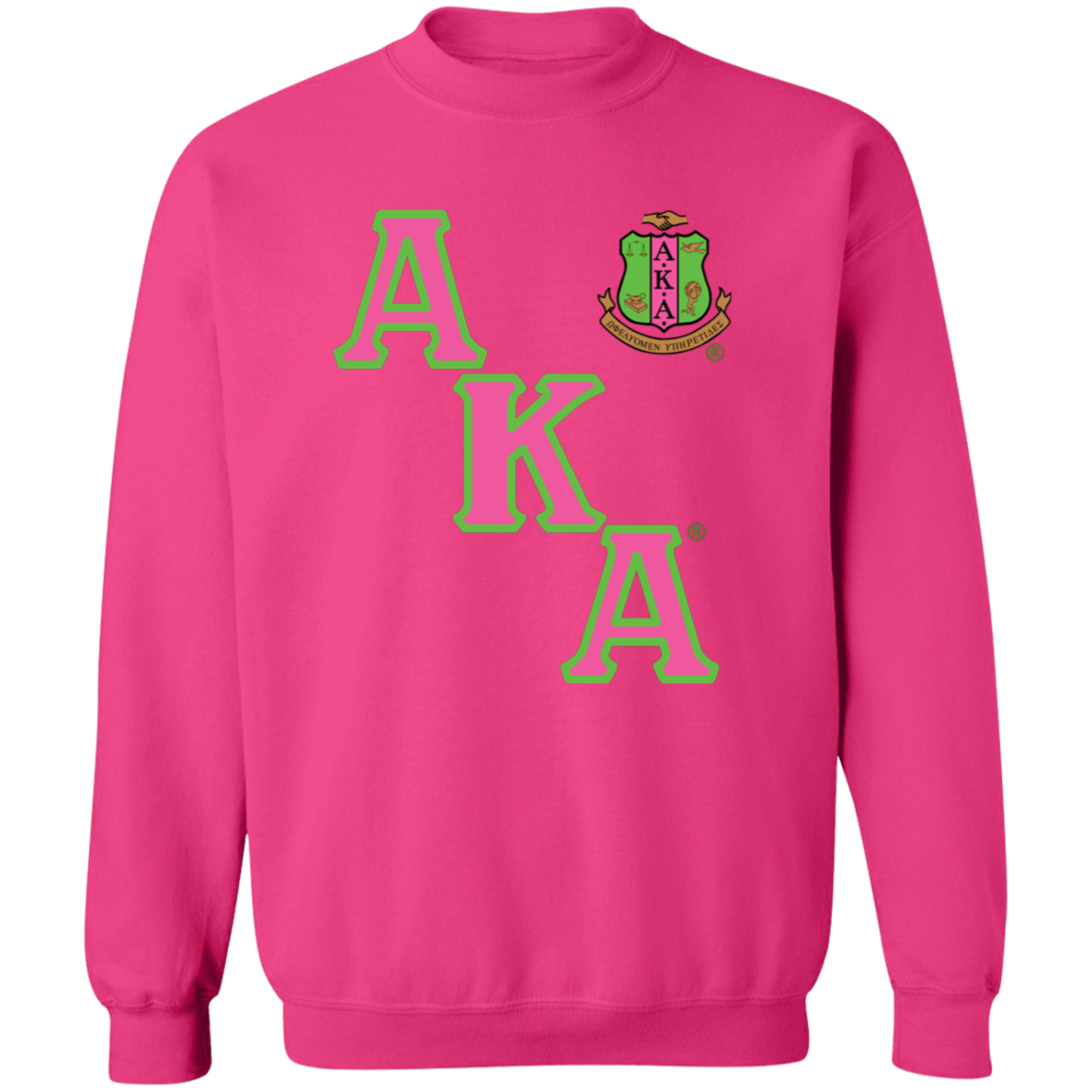 Alpha Kappa Alpha Crewneck Pullover Sweatshirt