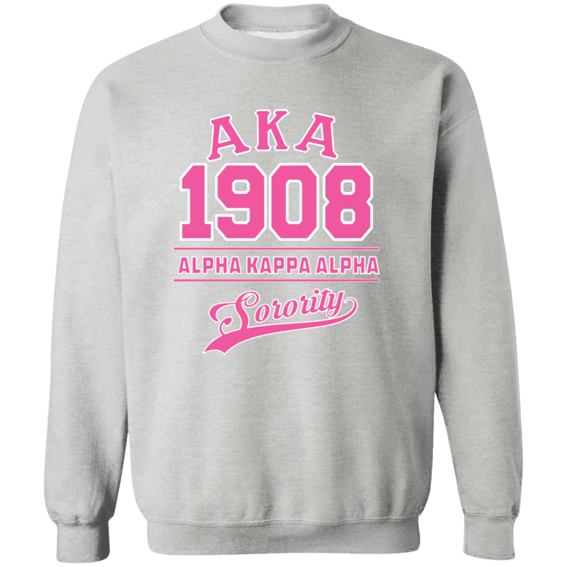 Alpha Kappa Alpha Screen Printed Crewneck Sweatshirt