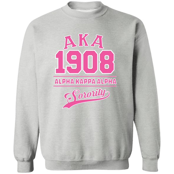 Alpha Kappa Alpha Screen Printed Crewneck Sweatshirt