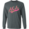 Alpha Kappa Alpha Screen Printed Long Sleeve