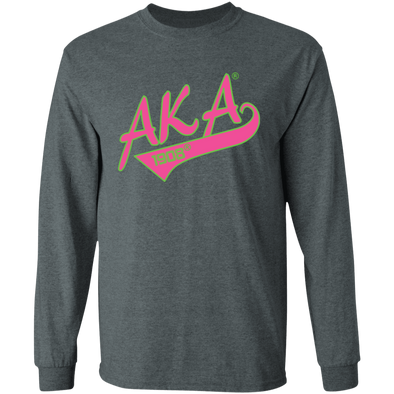 Alpha Kappa Alpha Screen Printed Long Sleeve