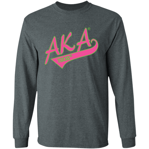Alpha Kappa Alpha Screen Printed Long Sleeve