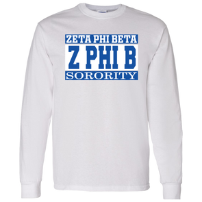 Zeta Phi Beta Sorority LS T-Shirt