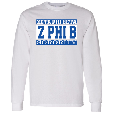 Zeta Phi Beta Sorority LS T-Shirt