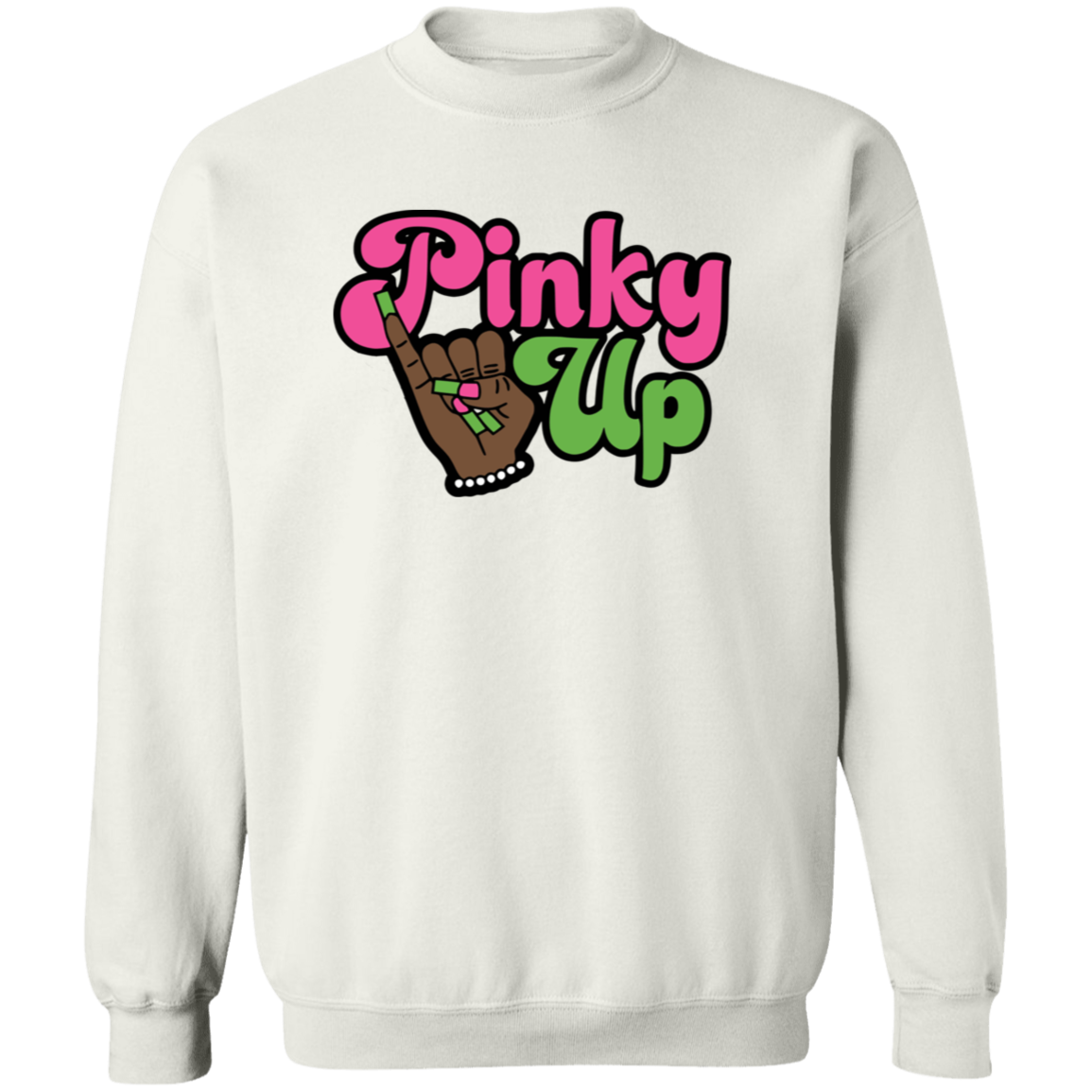 Alpha Kappa Alpha Crewneck Pullover Sweatshirt - My Greek Letters