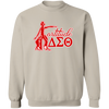 Delta Sigma Theta Sweatshirt Paraphernalia Screen Printed Unisex