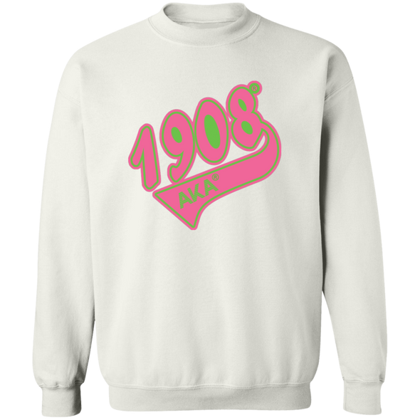 Alpha Kappa Alpha Screen Printed Crewneck Sweatshirt