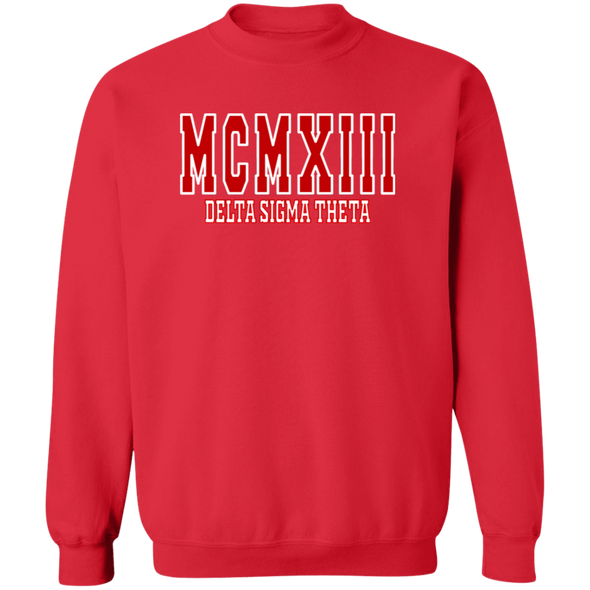 Delta Sigma Theta Sweatshirt Paraphernalia Screen Printed Unisex